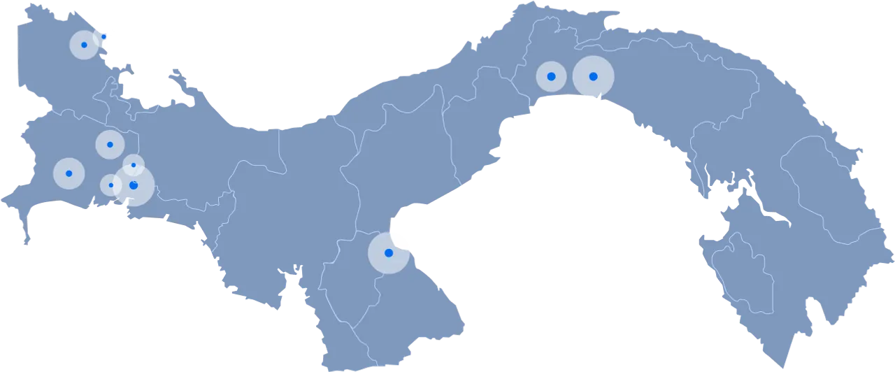 Mapa de Panamá